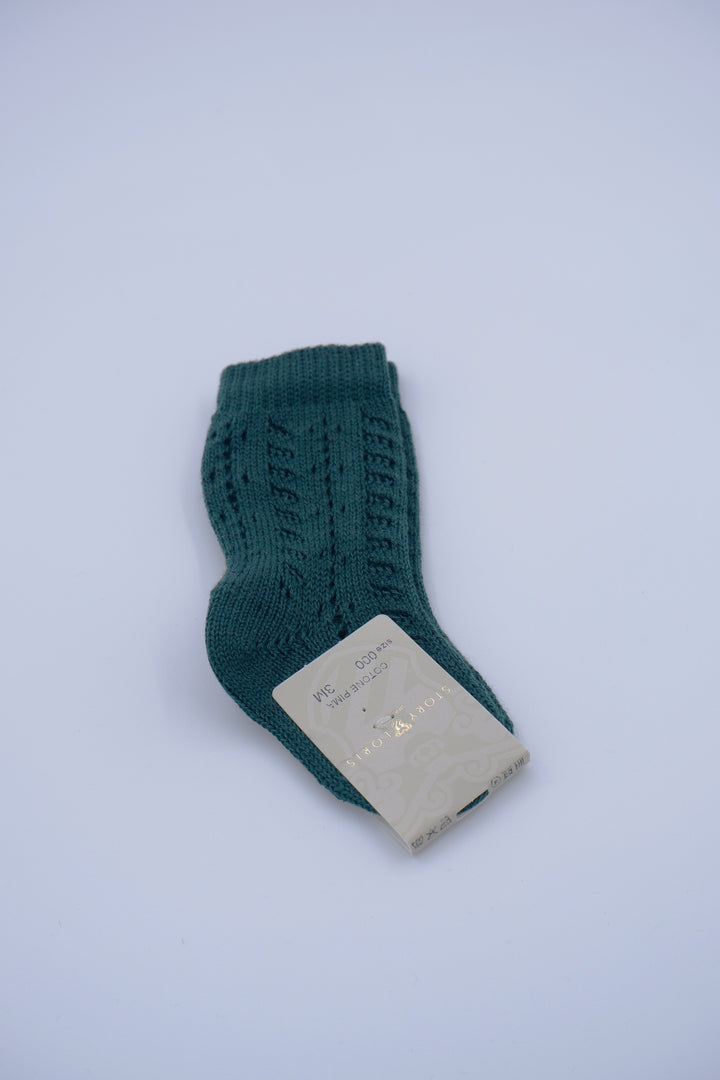 Calzettone traforato verde bosco 3060 Z8 STORY calze 