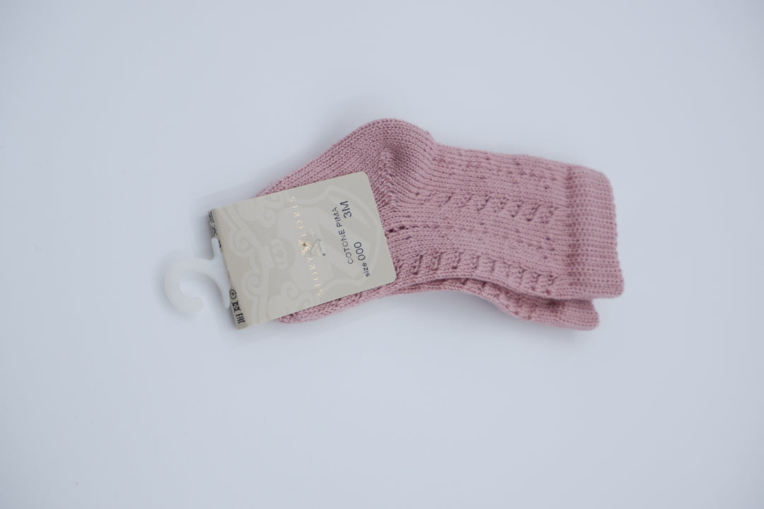 Calzettone traforato rosa antico 3060 D9 STORY calze 
