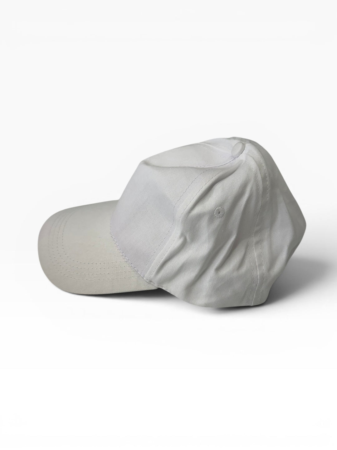 Cappellino tinta unita con visiera bianco 7041 BI Pama 