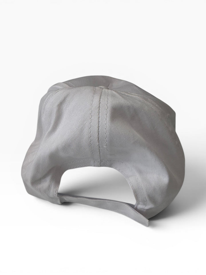 Cappellino tinta unita con visiera bianco 7041 BI Pama 