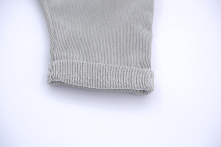 Completo bianco e verde con oantalone in velluto a costine CL6781 PV Teto e Tatta 