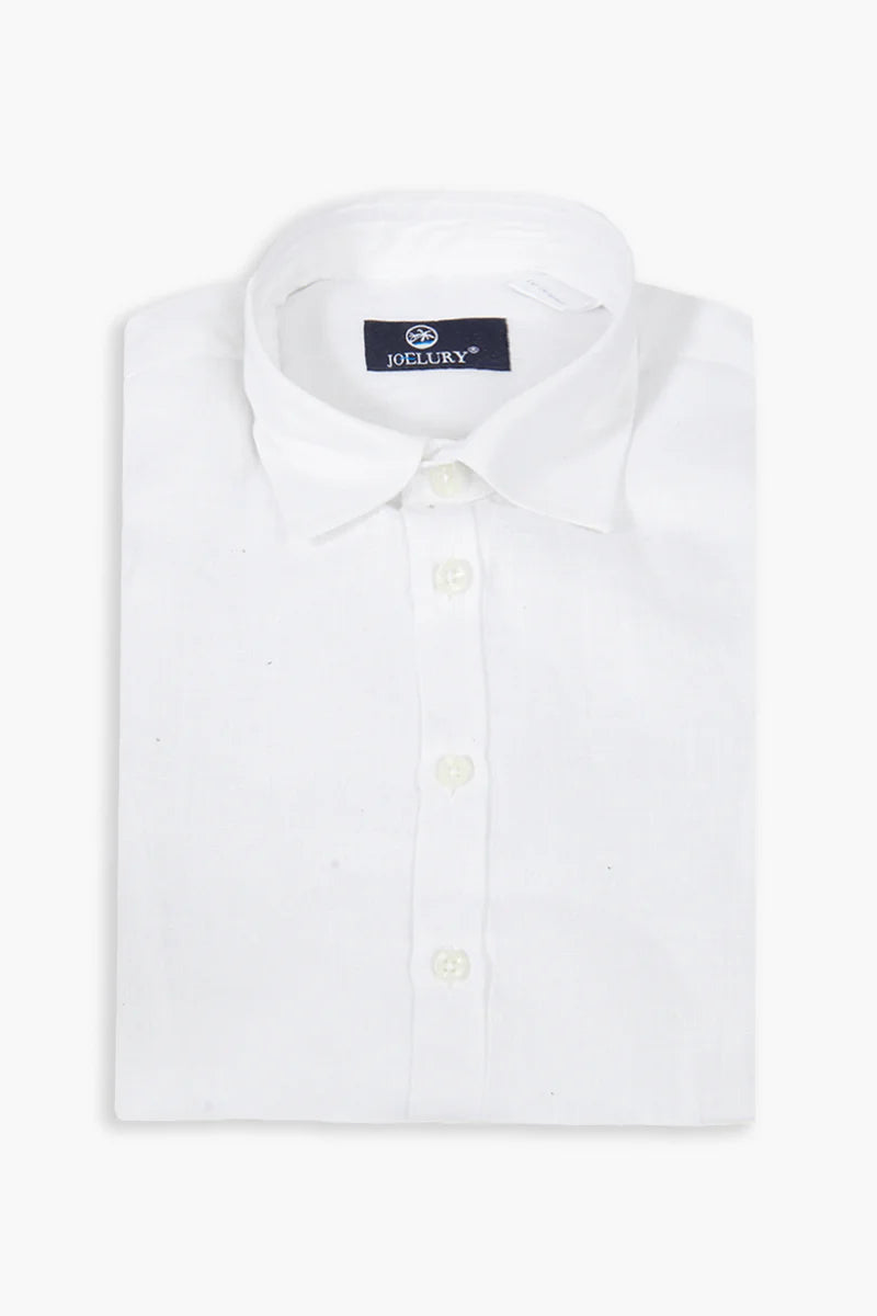 Camicia lino bianco FRANCESE BI Antigua 