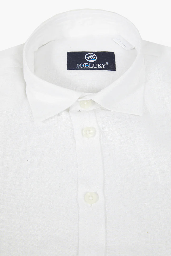 Camicia lino bianco FRANCESE BI Antigua 