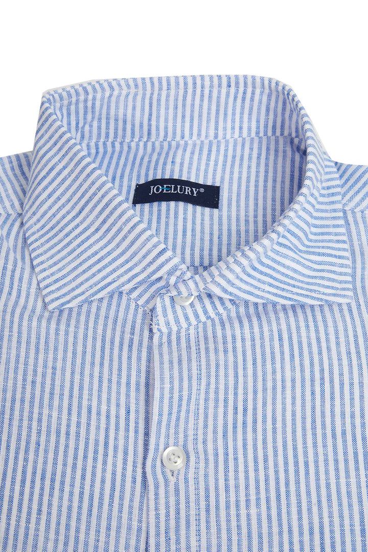 Camicia in lino a righe FRANCESE CE Antigua 