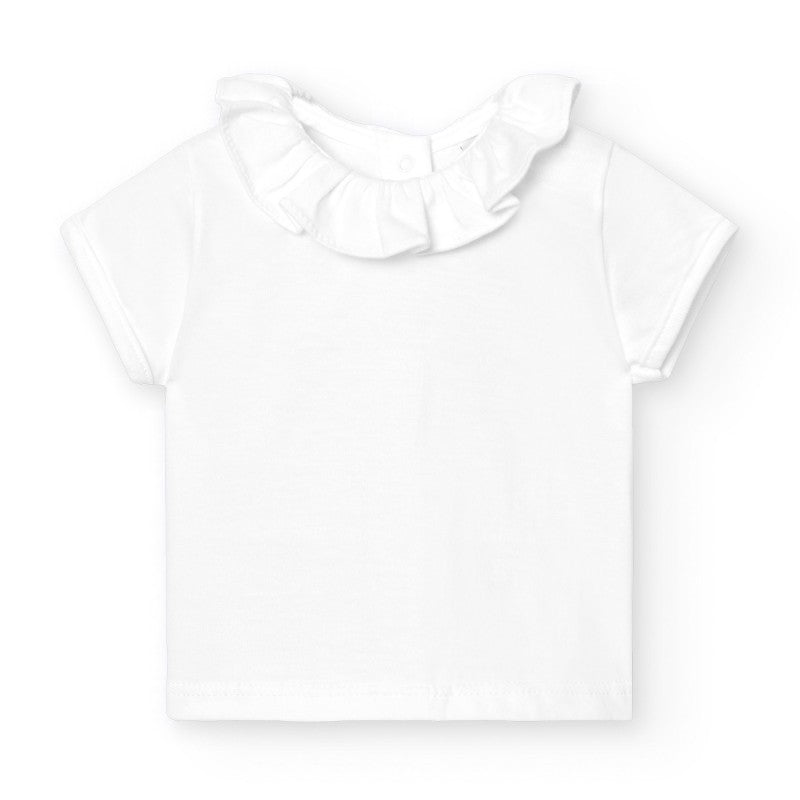 T shirt con volant 80118 BI BABIDU 