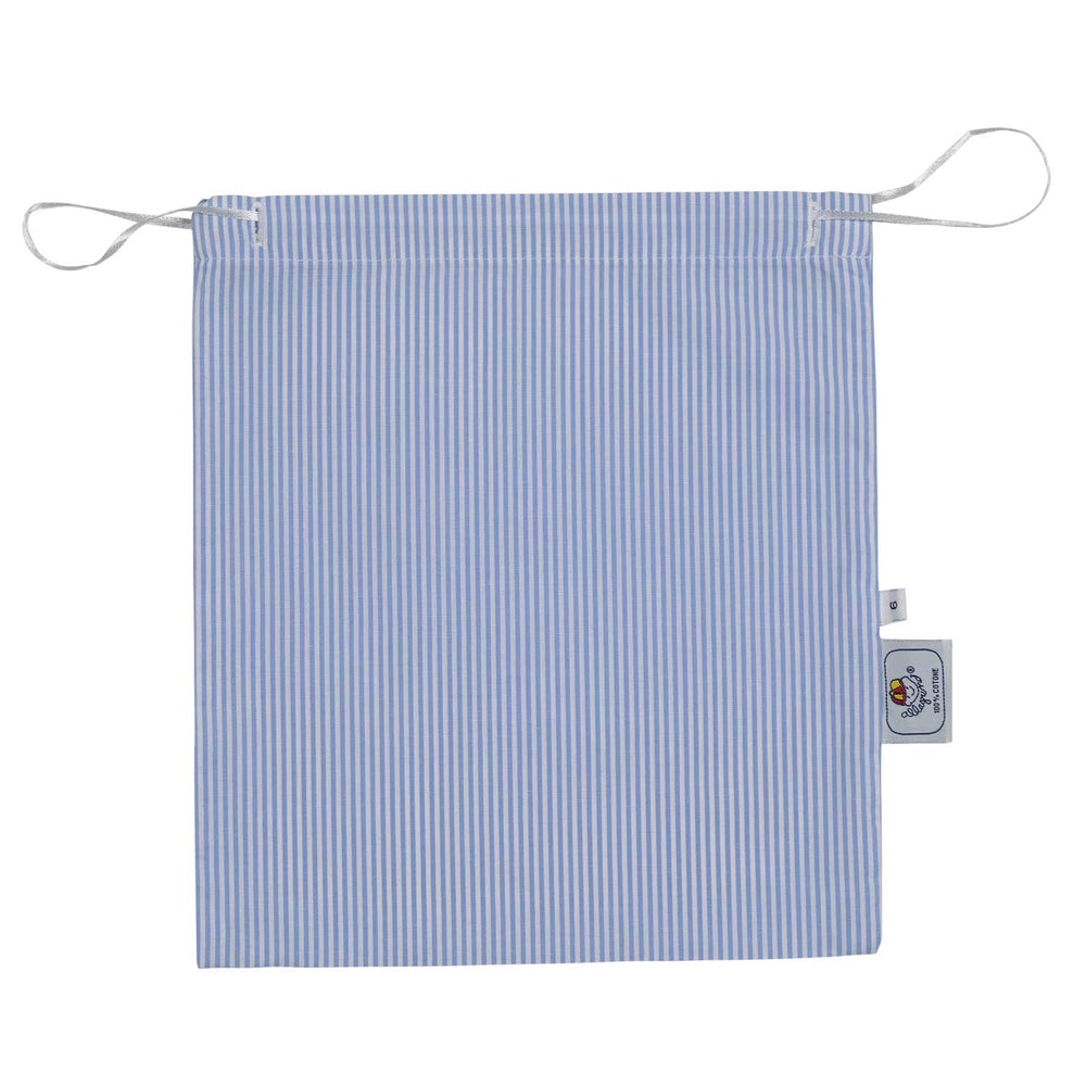 Pigiama in cotone lungo bianco e celeste CHARLY BCL BC GOLD 