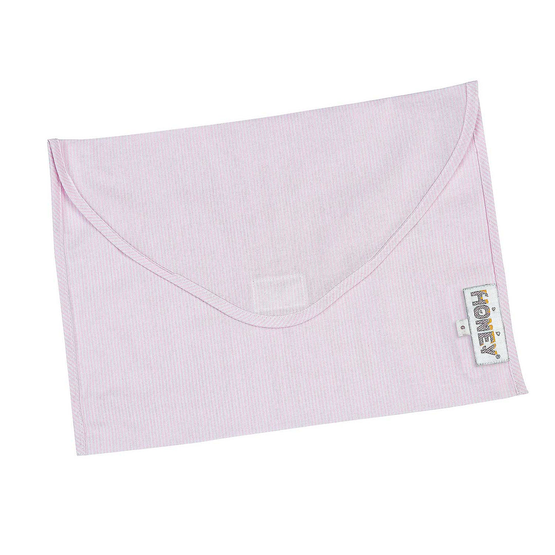 Pigiama lungo in cotone bianco e rosa MARY BCL 777 GOLD 