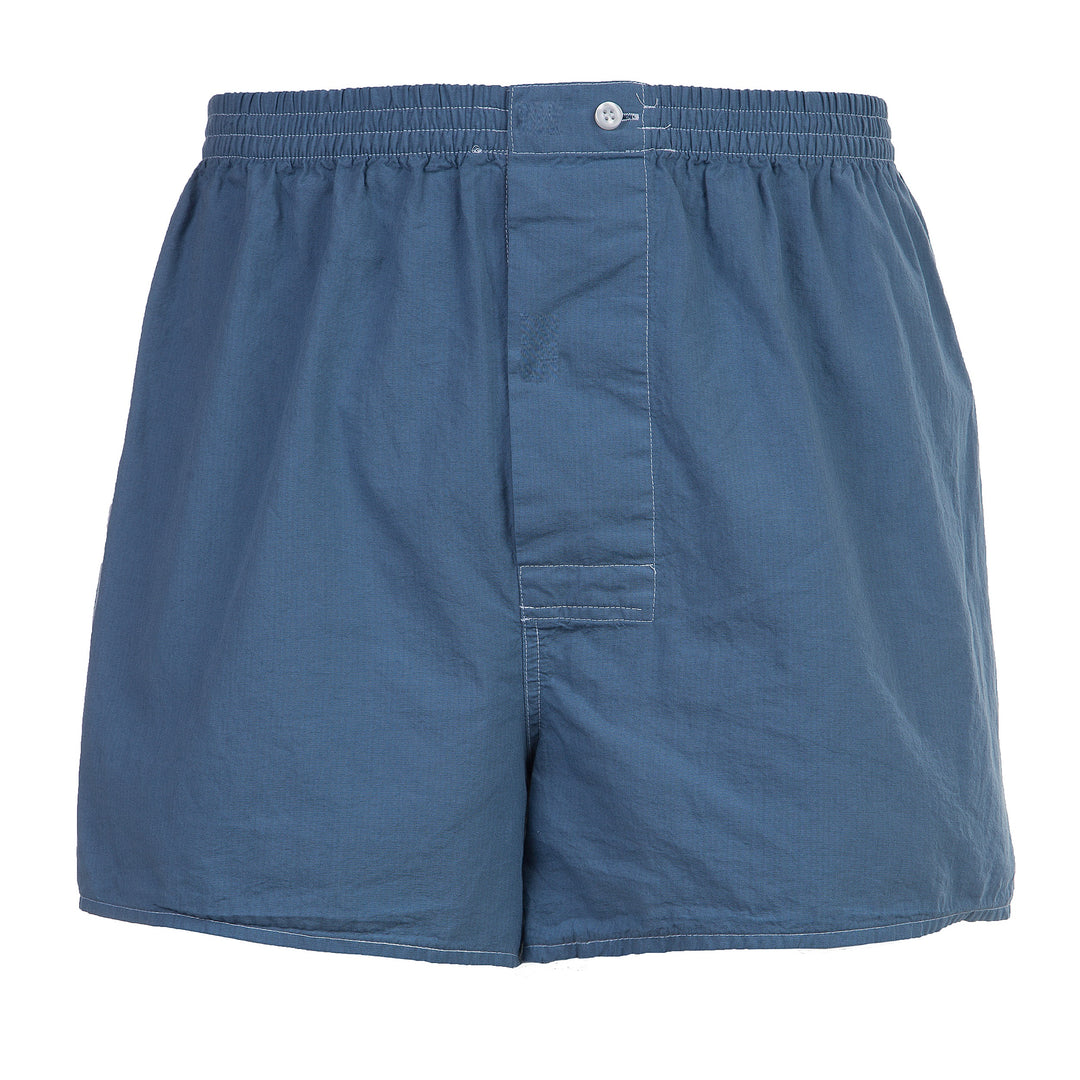 Pigiama in cotone corto bianco con pantaloni celesti PETER UCC/2 870 GOLD 