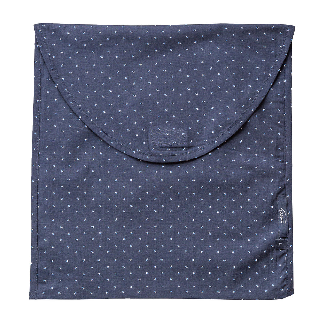 Pigiama in cotone lungo fantasia blu PETER UCL 637 GOLD 
