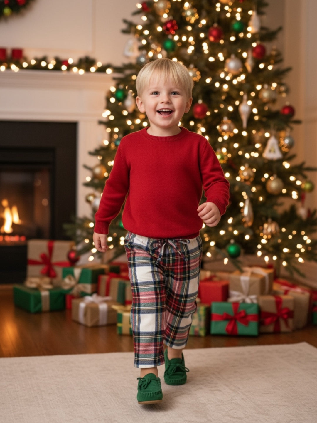 Pantaloni lunghi scozzesi tartan MATTIA 18 Mantì 