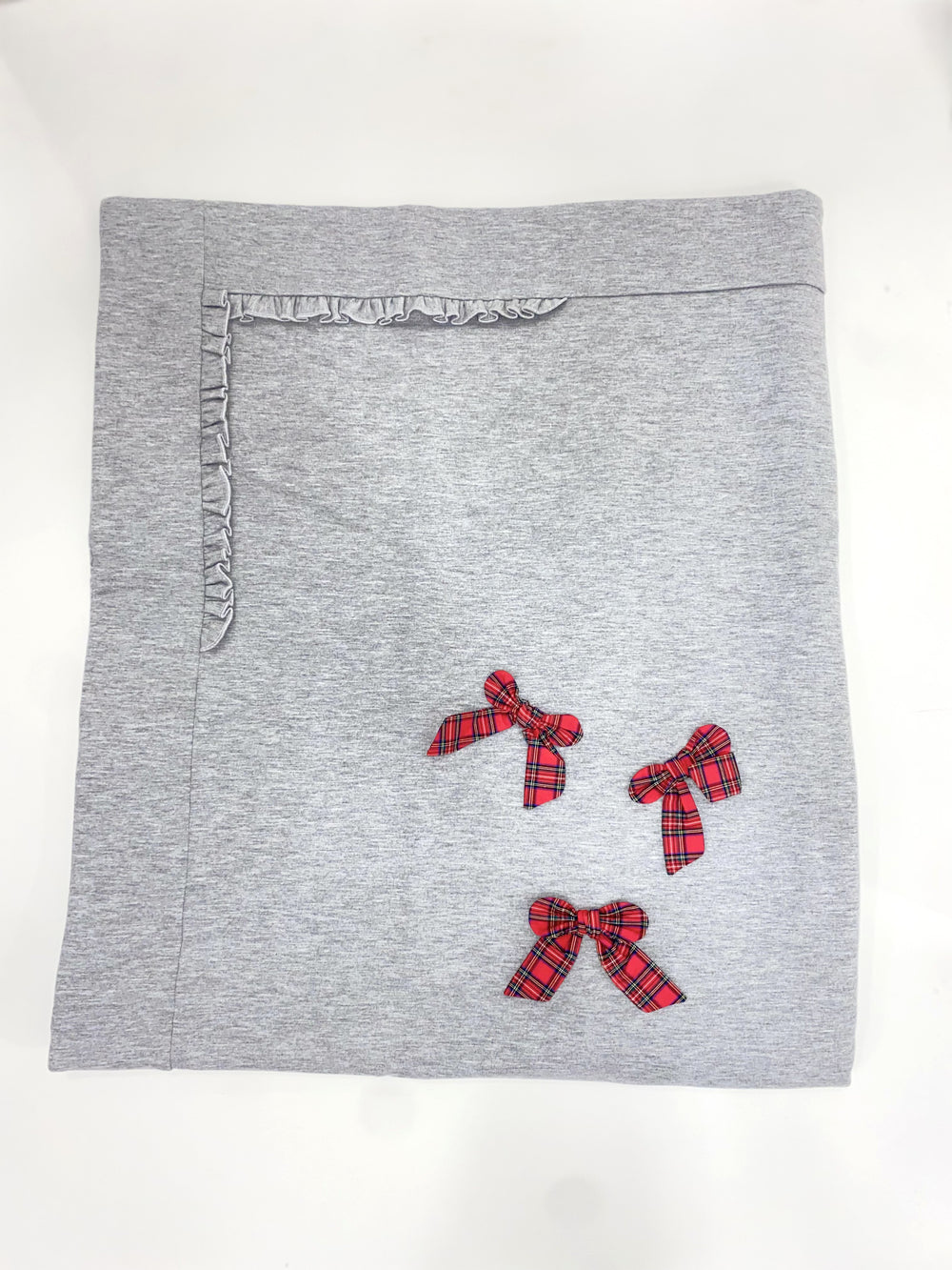 Copertina in caldo cotone con fiocchi scozzesi 9069 GRS PERDIPIU' 