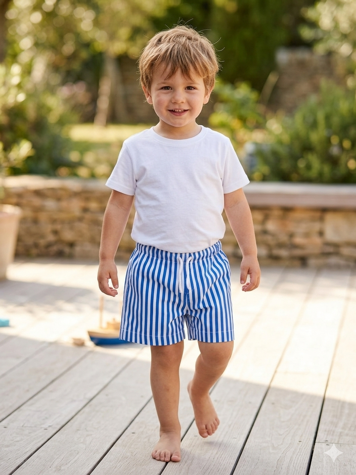 Pantaloncino in cotone con coulisse ANDREA 82 Mantì 