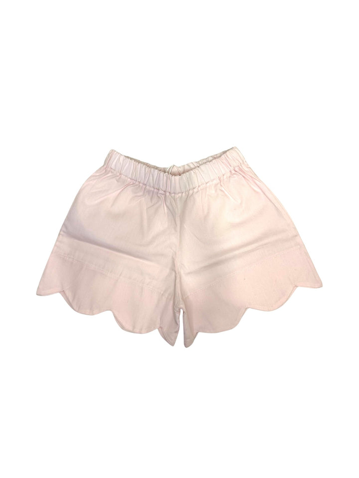 Pantaloncini in cotone rosa con orlo smerlato COROLLA 80 Mantì 