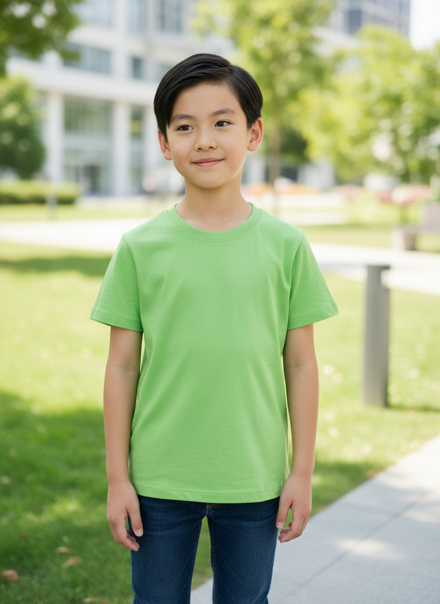T-shirt in puro cotone verde bambino BEAGLE VE Pama 