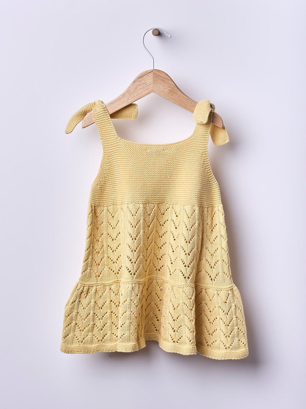Abito con spalline sottili lavorato a maglia in cotone biologico 07304A 58 WEDOBLE 