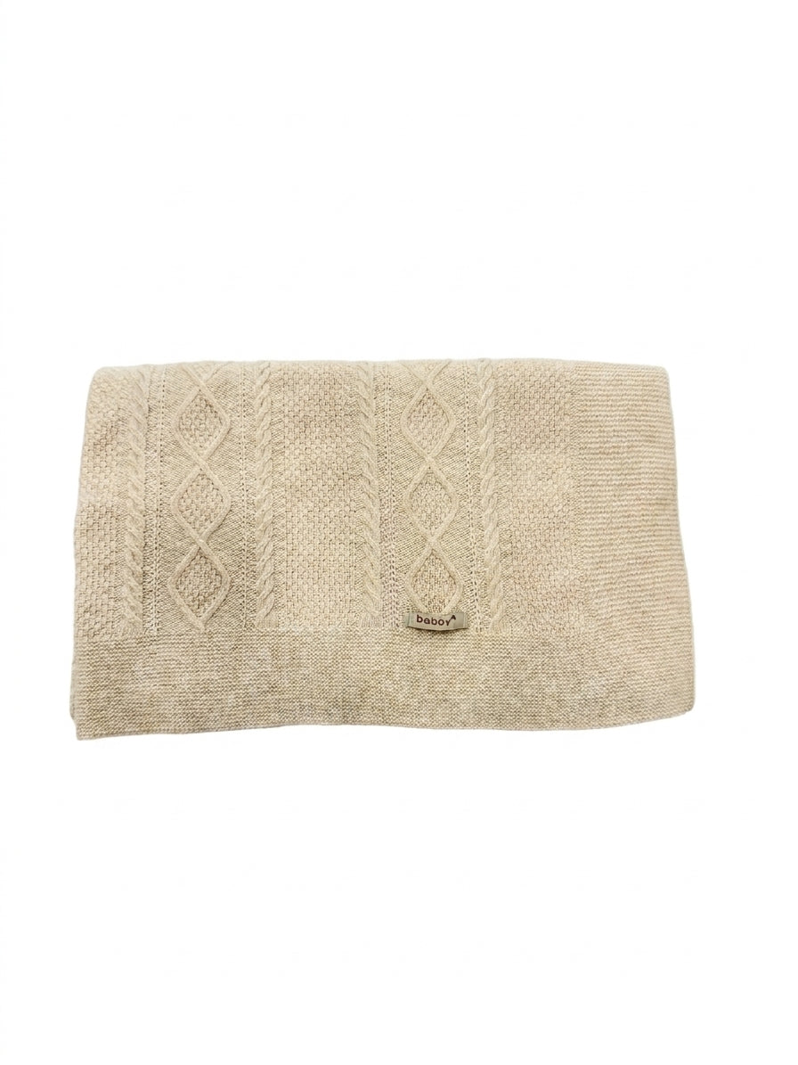 Copertina in misto lana con motivo a rombi 26221 10 Babby 