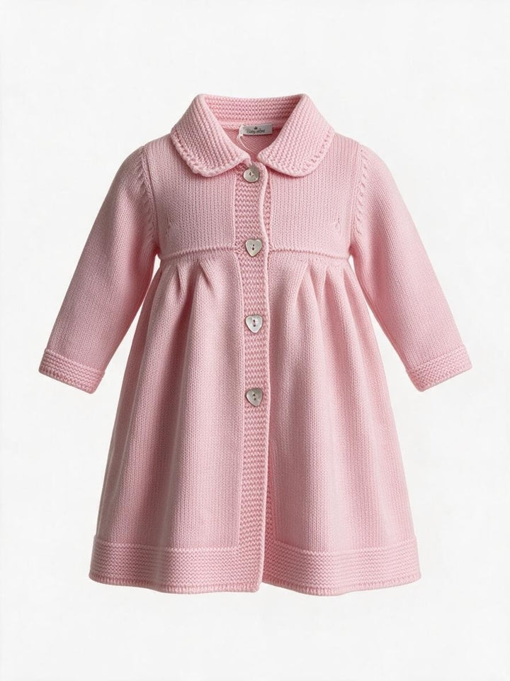 Cappottino in pura lana rosa 814 RO BABY Lord 