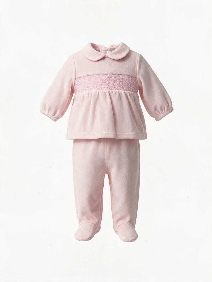 Completo due pezzi in ciniglia rosa 215/C RO Jogus 
