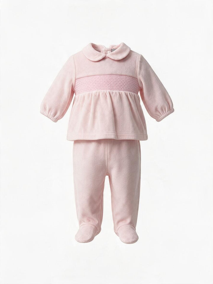 Completo due pezzi in ciniglia rosa 215/C RO Jogus 