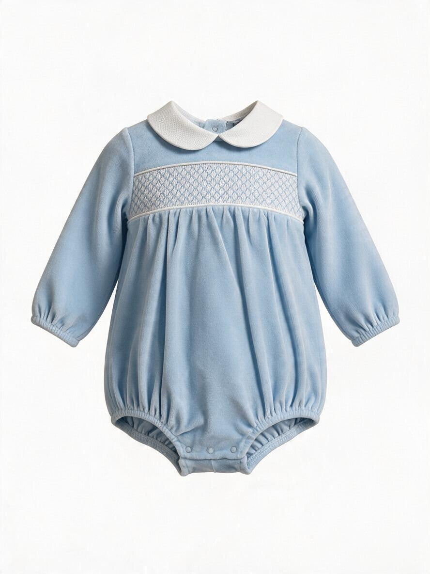 Pagliaccetto in ciniglia azzurro 217/P CE Jogus 