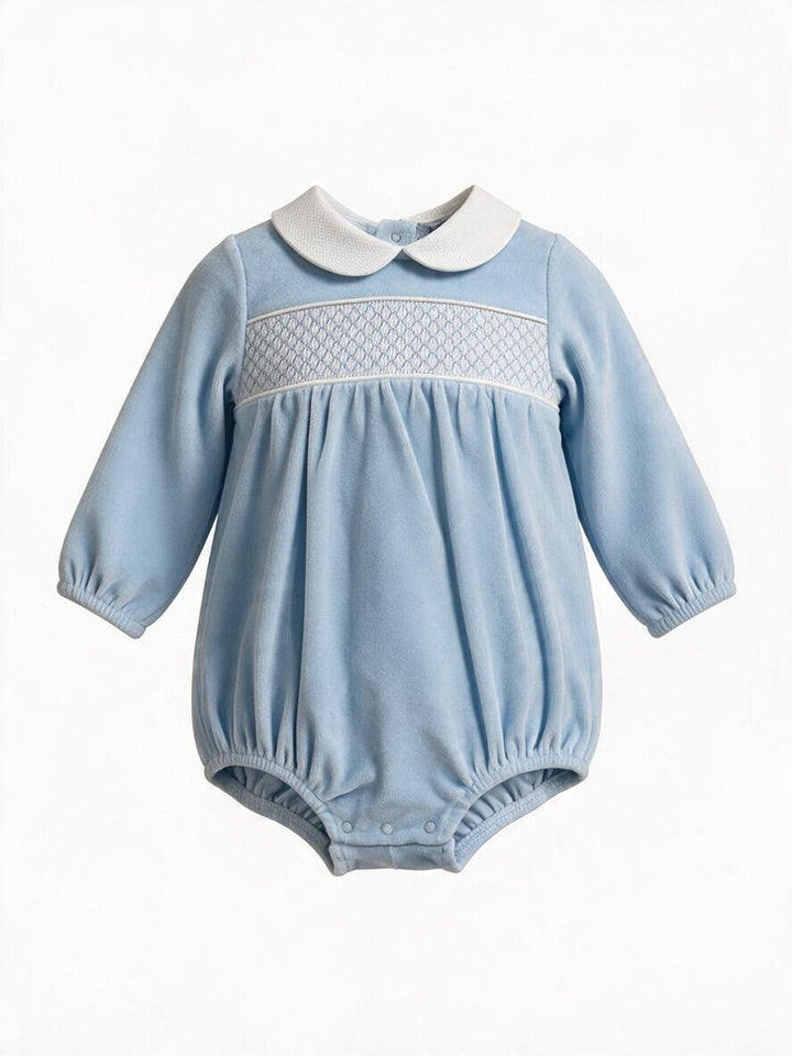Pagliaccetto in ciniglia azzurro 217/P CE Jogus 