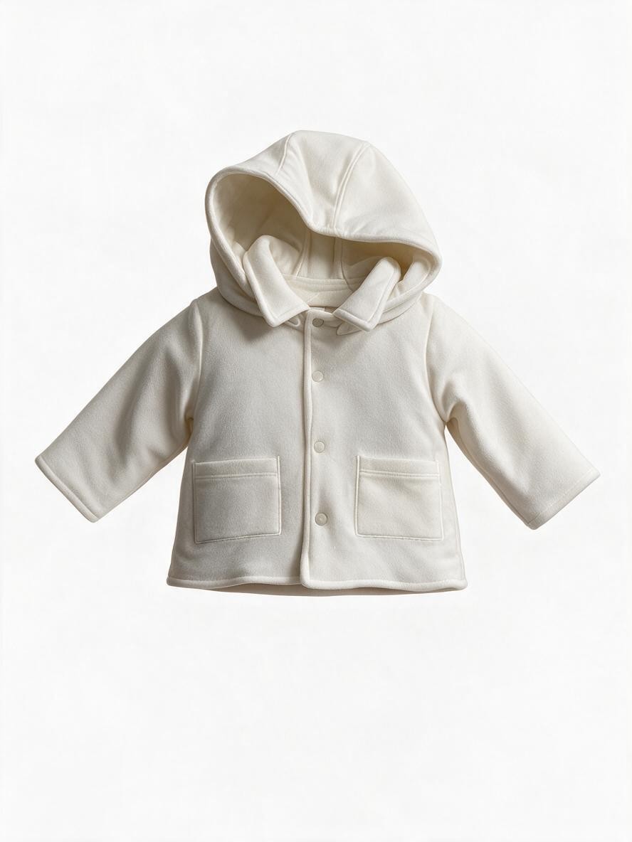 Giubbino imbottito in ciniglia bianco 220 BI Jogus 