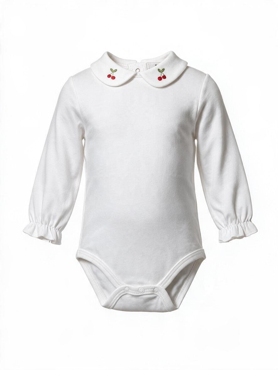 Body a maniche lunghe con colletto ricamato 221/B BI Jogus 