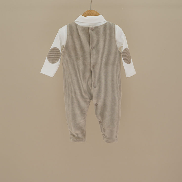 Tutina in velluto millerighe con t-shirt CO210 BS NINNAOH 