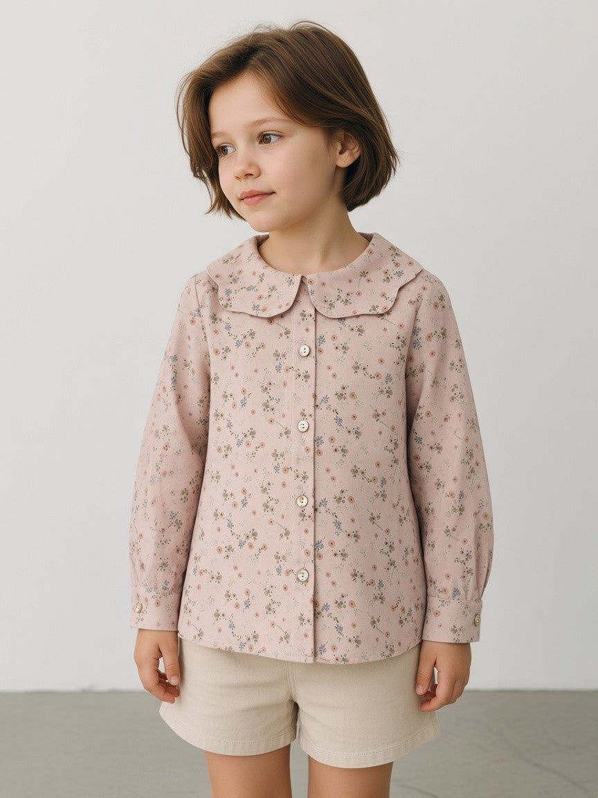 Camicia rosa a fiori 43143 08 Per Te 