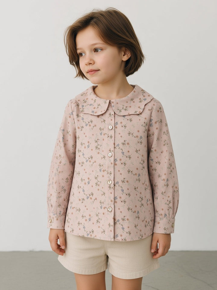 Camicia rosa a fiori 43143 08 Per Te 