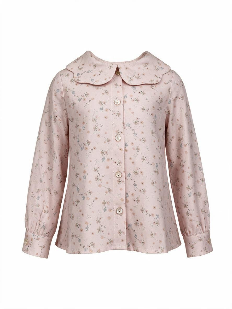 Camicia rosa a fiori 43143 08 Per Te 