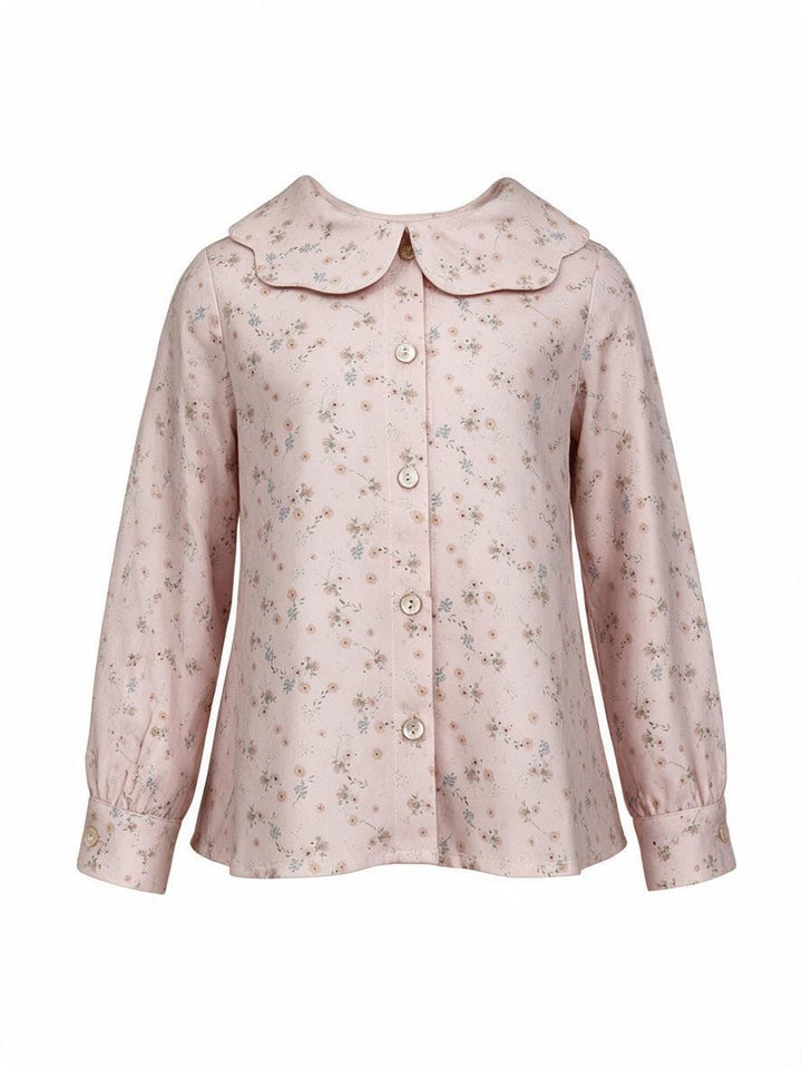 Camicia rosa a fiori 43143 08 Per Te 