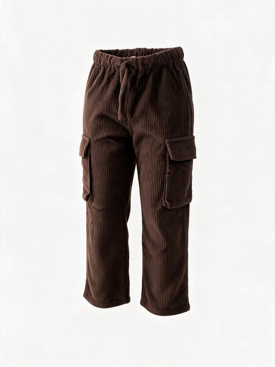 Pantaloni cargo in velluto a coste 43238 4I Per Te 