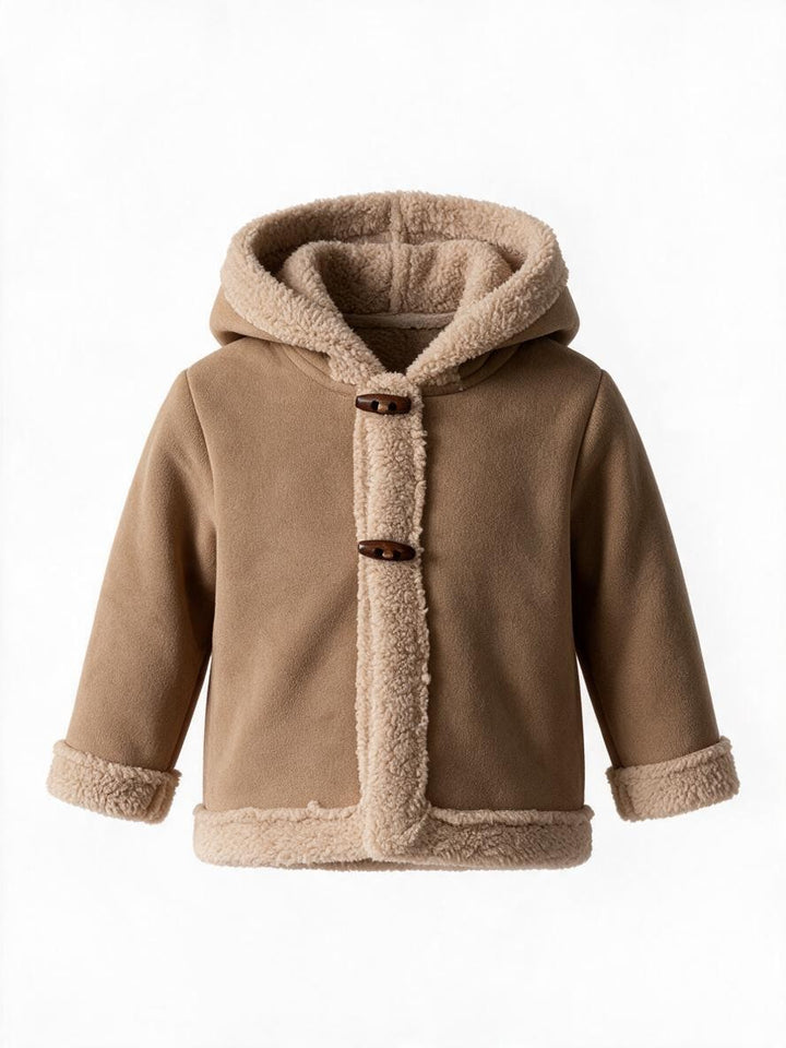 Giubbotto con cappuccio e pelliccia GN9585 MA Teto e Tatta 