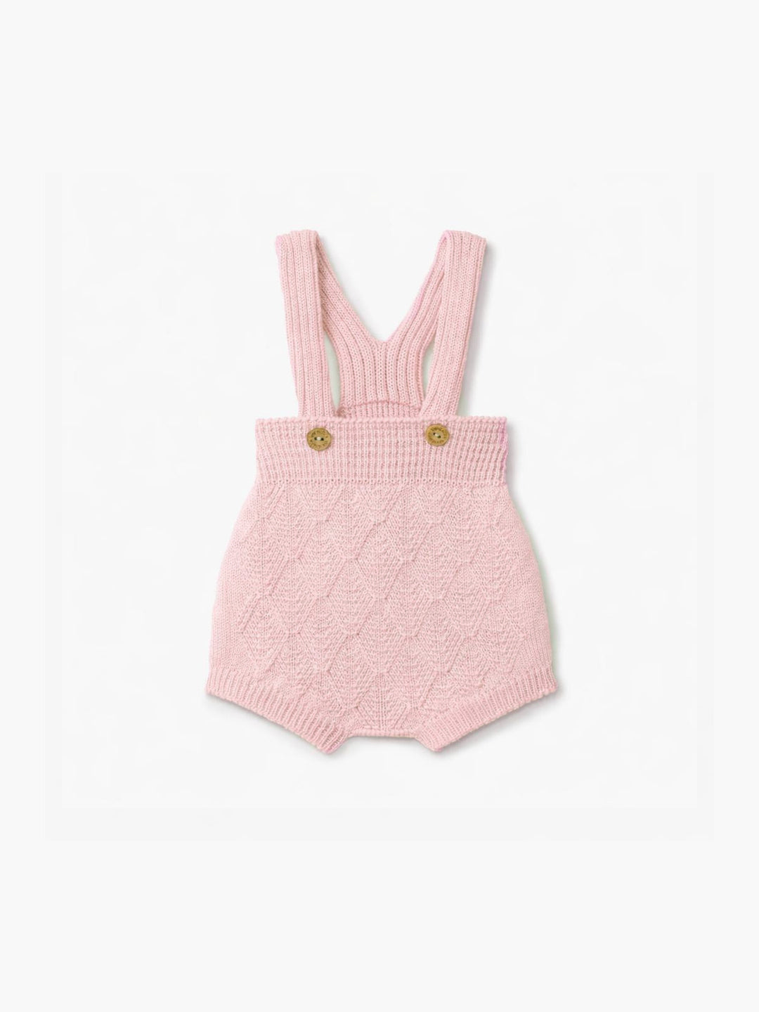 Salopette in lana merino rosa 03305B 02 WEDOBLE 