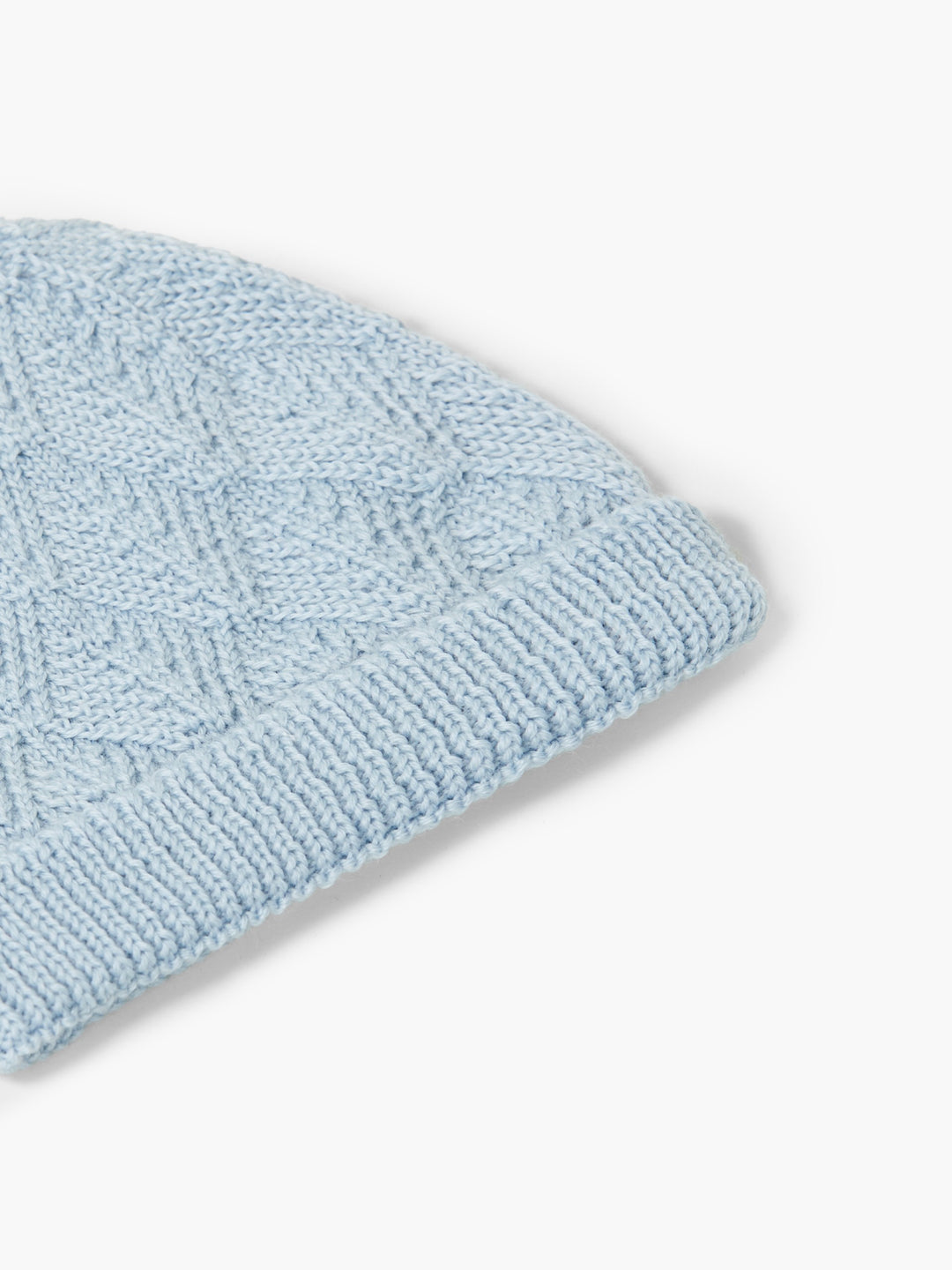 Cappello in lana merino celeste 03307B 01 WEDOBLE 