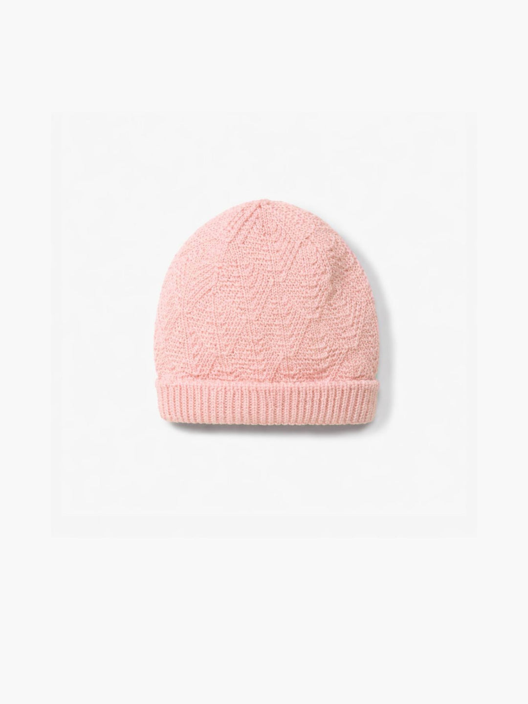 Cappello in lana merino rosa 03307B 02 WEDOBLE 