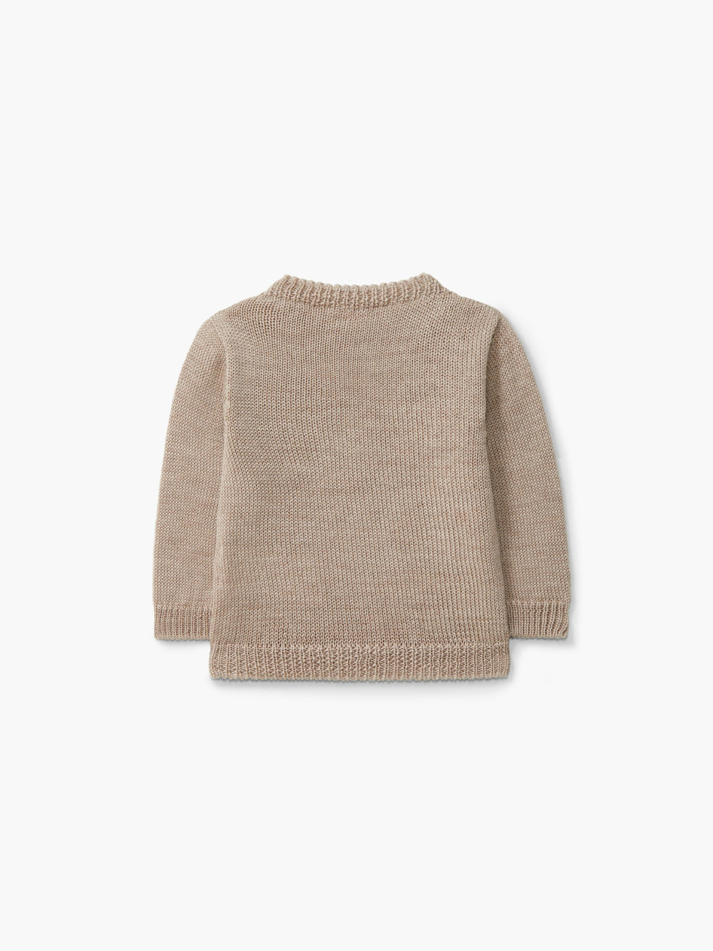 Maglione in lana merino beige 04301C 04 WEDOBLE 