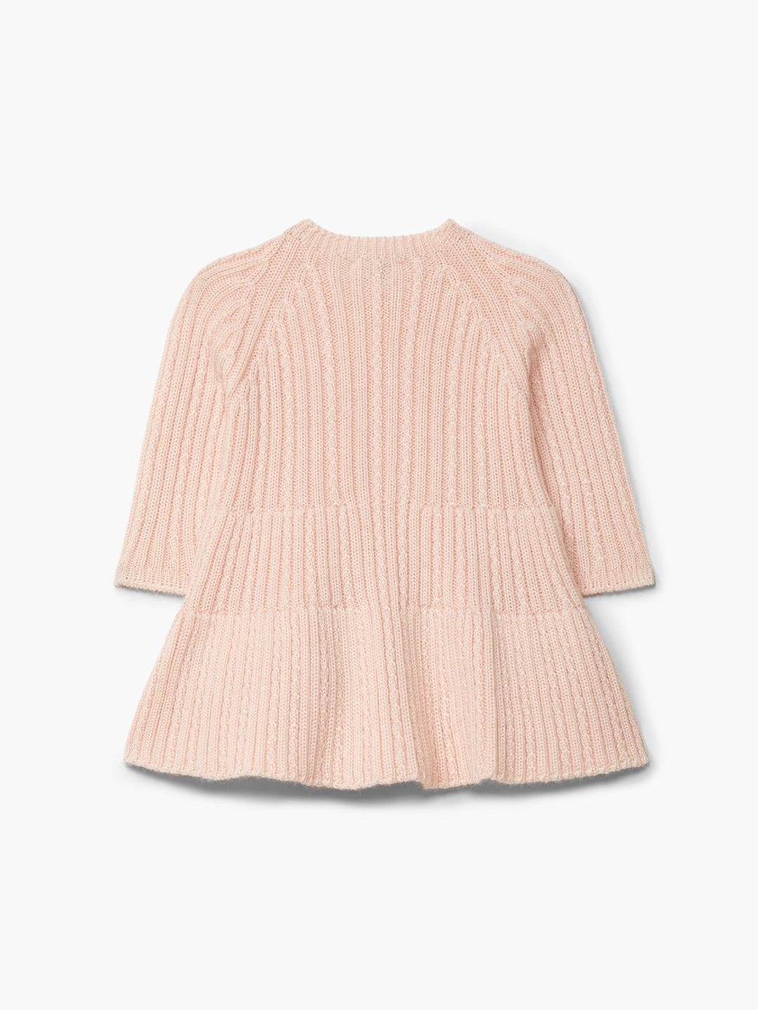 Abito in lana merino rosa 04304A 02 WEDOBLE 
