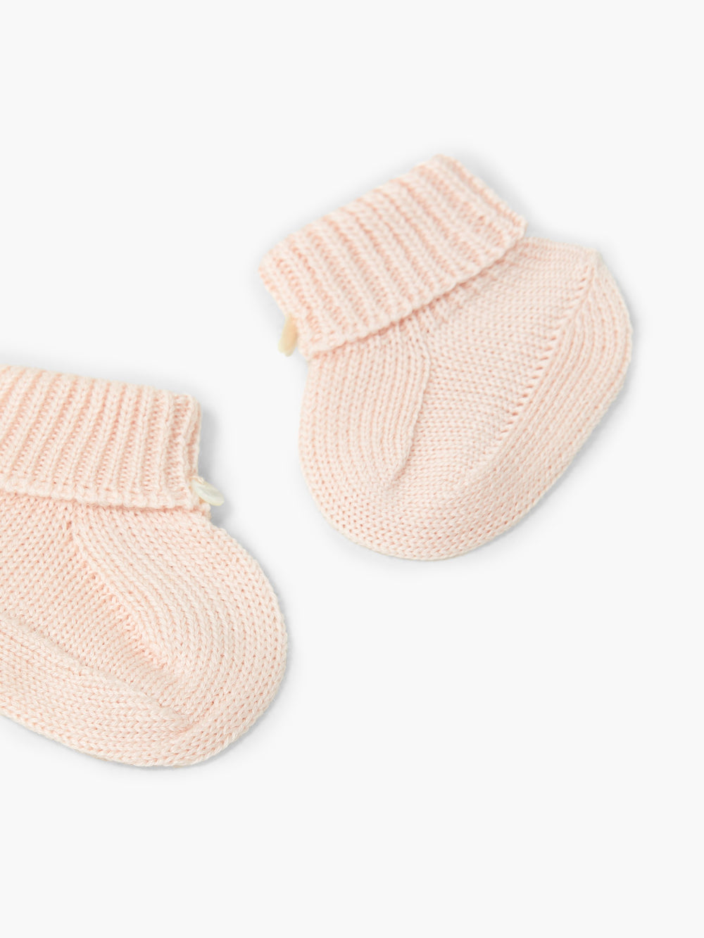 Scarpine in lana merino rosa 04345A 02 WEDOBLE 