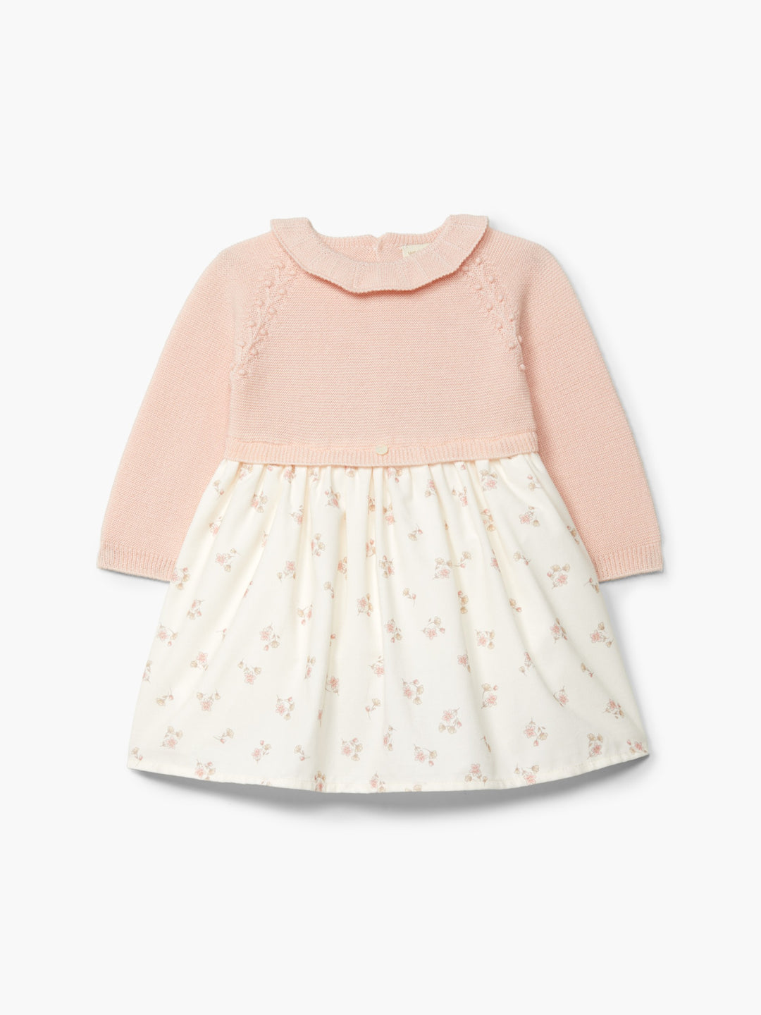 Abito in lana con stampa floreale 04404A 90 WEDOBLE 