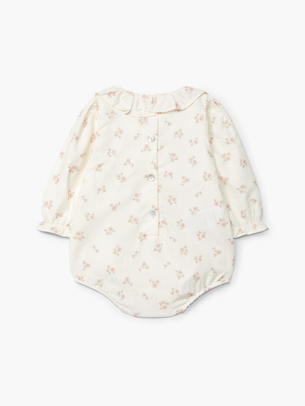 Camicia a body in bombazine con fiori 04716A 90 WEDOBLE 