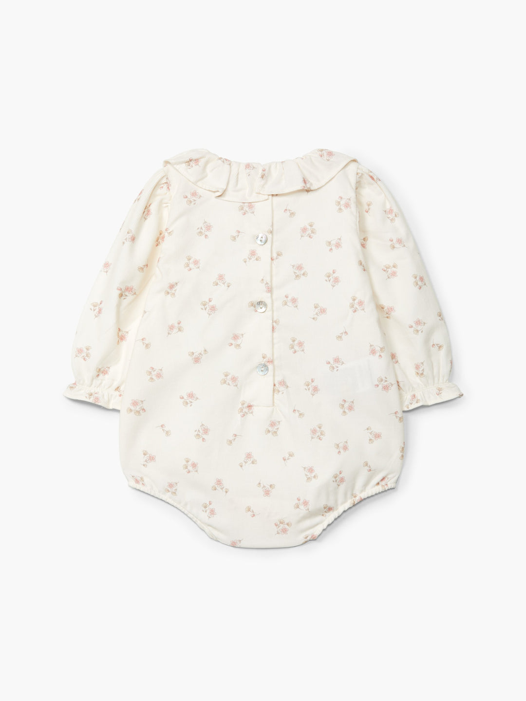 Camicia a body in bombazine con fiori 04716A 90 WEDOBLE 