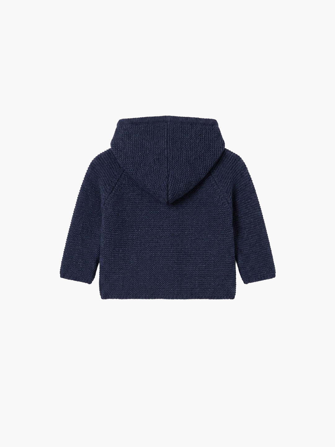 Cardigan con zip in lana merino blu 05308E 13 WEDOBLE 