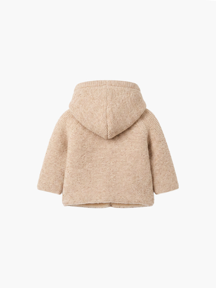 Cappottino imbottino in lana beige 05308F 04 WEDOBLE 