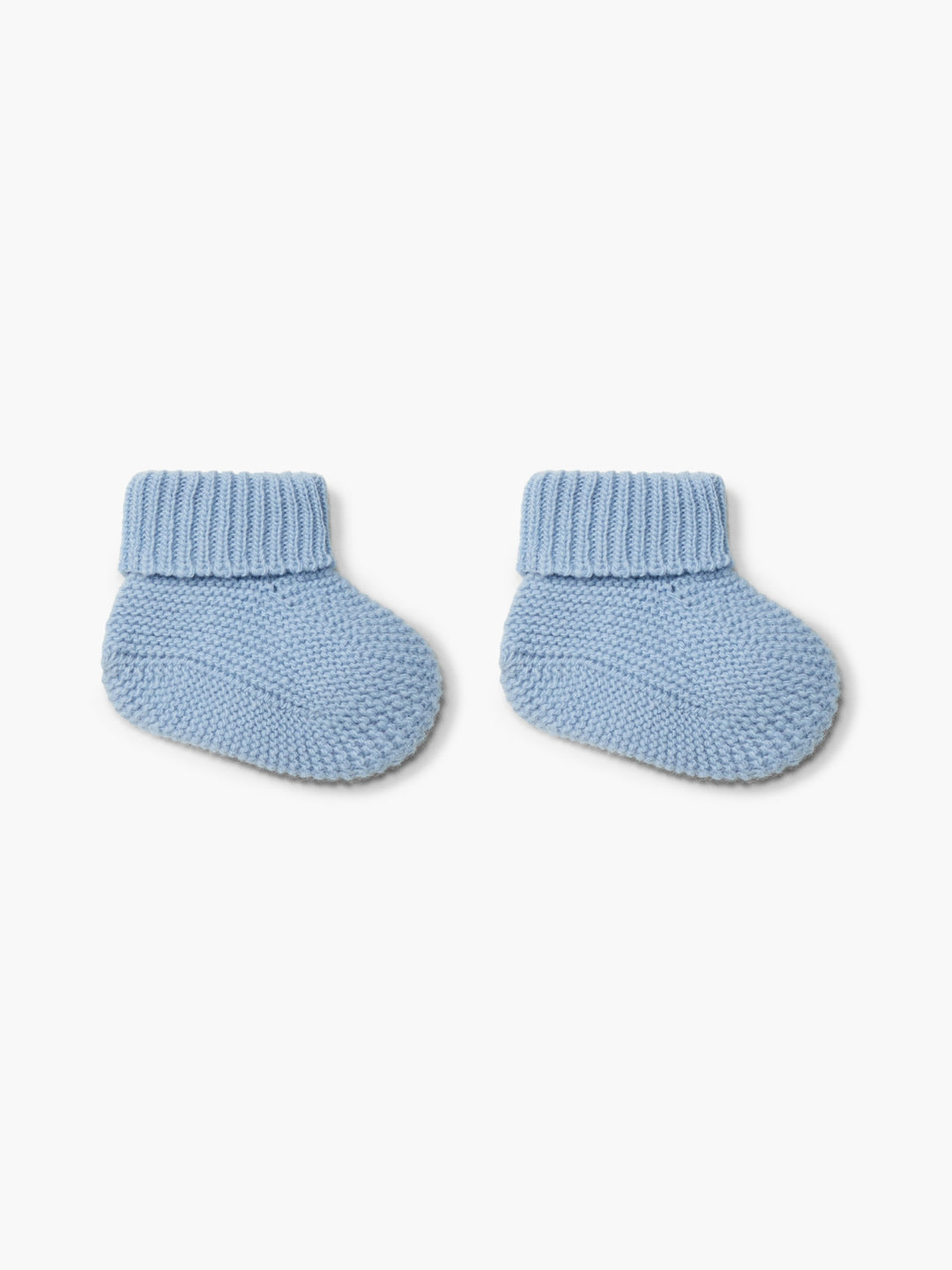 Scarpine in lana celeste 05345A 01 WEDOBLE 