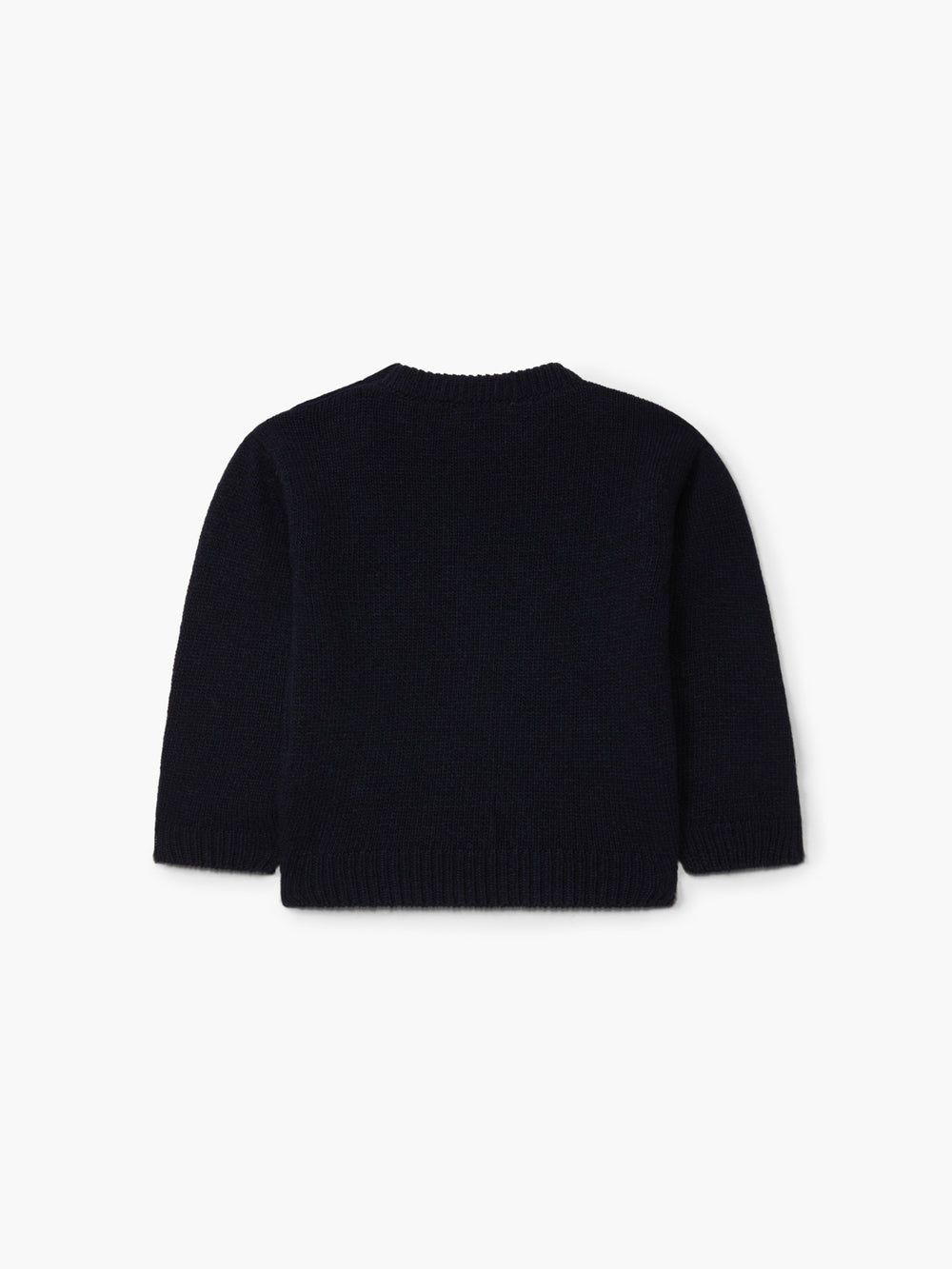 Maglione in lana merino blu 06301B 13 WEDOBLE 