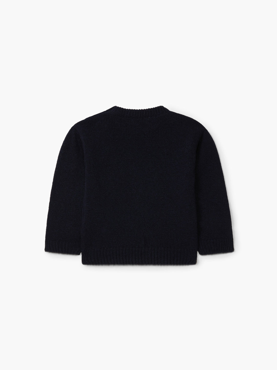 Maglione in lana merino blu 06301B 13 WEDOBLE 