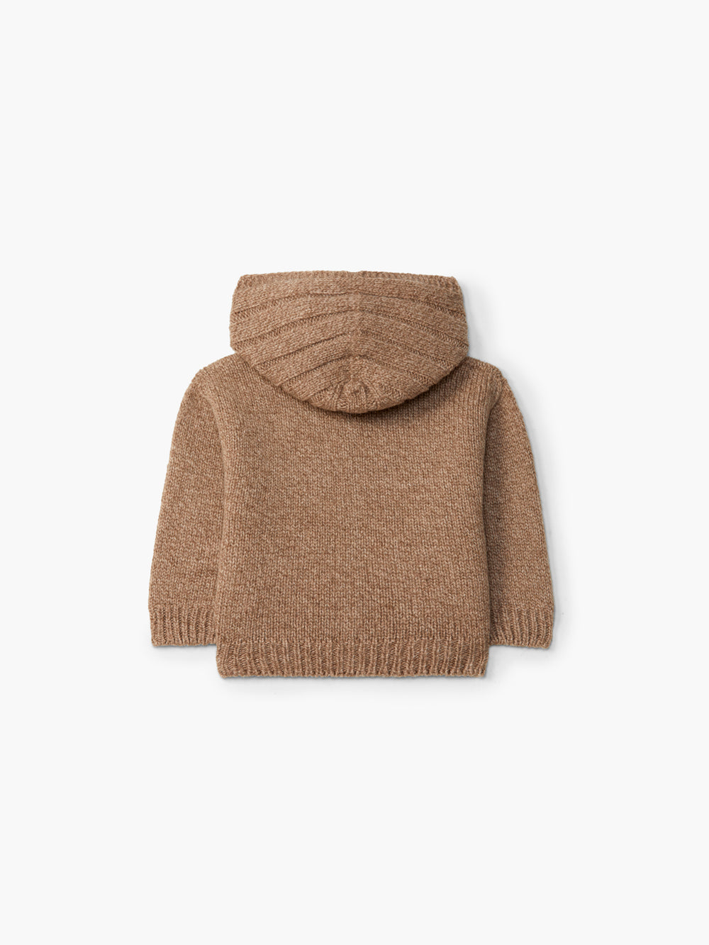 Cardigan con cappuccio in lana merino 07308D 59 WEDOBLE 