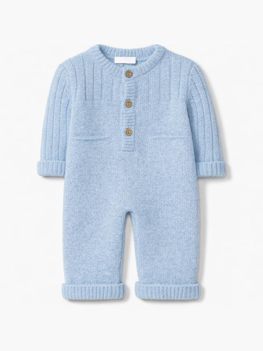 Tutina in lana merino celeste 07346D 43 WEDOBLE 